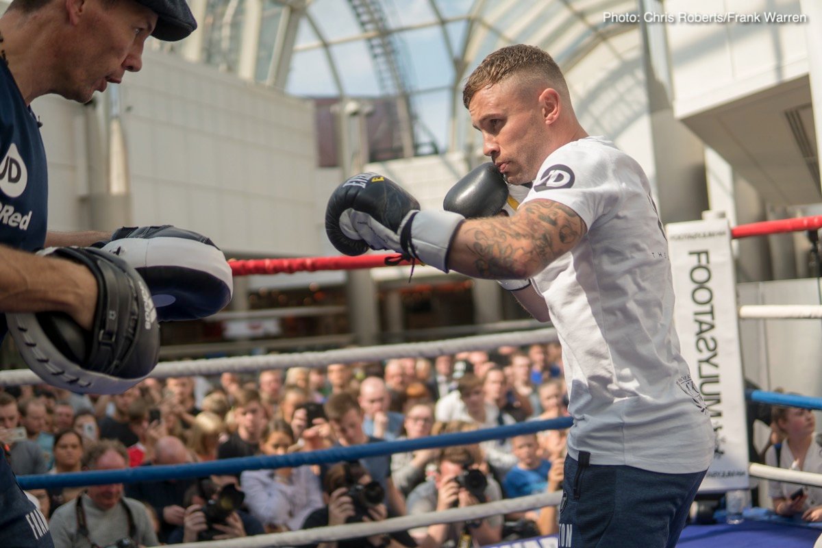 Frampton vs Jackson & Fury vs Pianeta workout photos