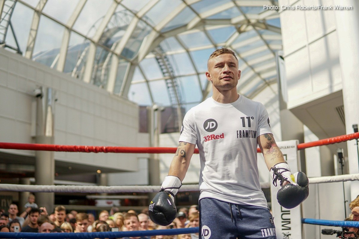 Frampton vs Jackson & Fury vs Pianeta workout photos