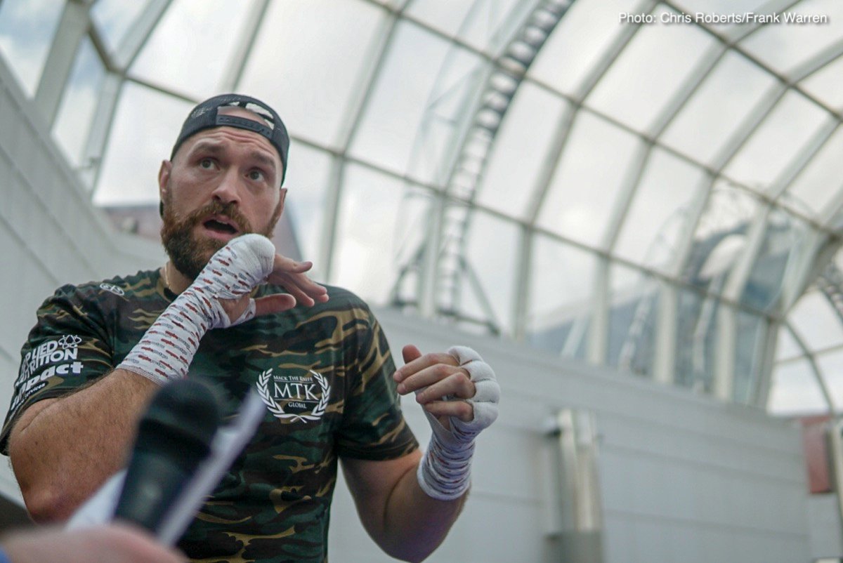 Frampton vs Jackson & Fury vs Pianeta workout photos