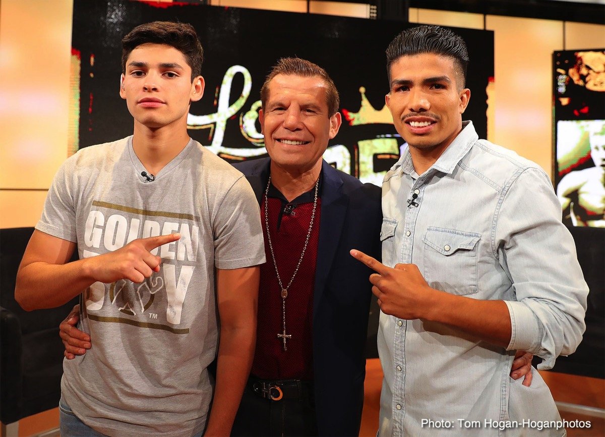 Ryan Garcia and Carlos Morales - Los Angeles media quotes