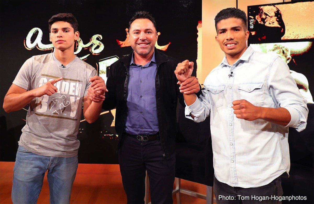 Ryan Garcia and Carlos Morales - Los Angeles media quotes