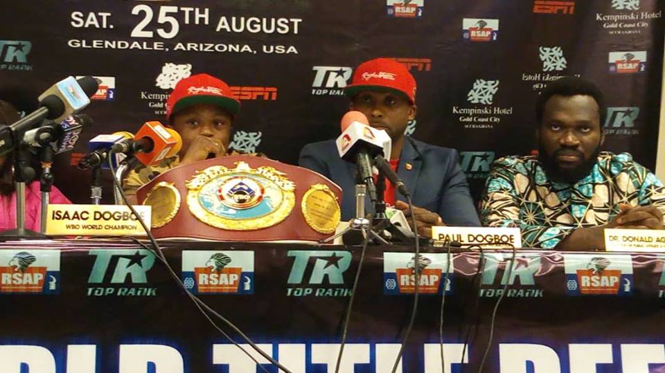 I will knock you out - Isaac Dogboe warns Hidenori Otake