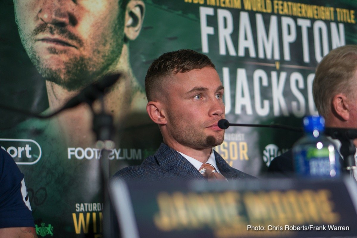 Frampton vs. Jackson & Rosales vs. Barnes final press conference quotes