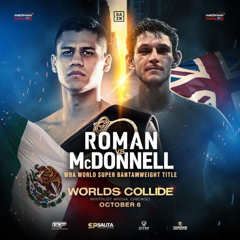 Danny Roman vs. Gavin McDonnell on Oct.6 in Chicago Danny Roman Gavin McDonnell Press Room