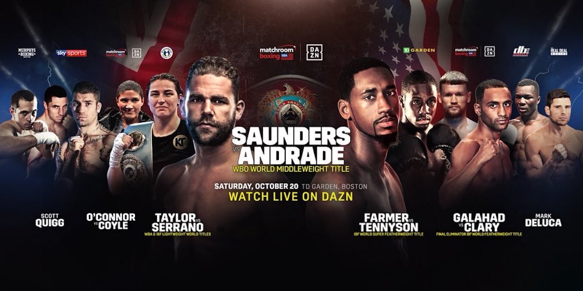 Billy Joe Saunders Claims The Winner Between He And Demetrius Andrade Will Be “Number-One” At Middleweight