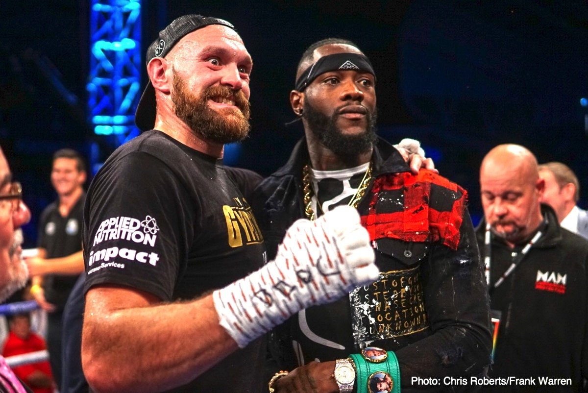 Deontay Wilder vs. Tyson Fury Fight is Official — Boxing News 24/7