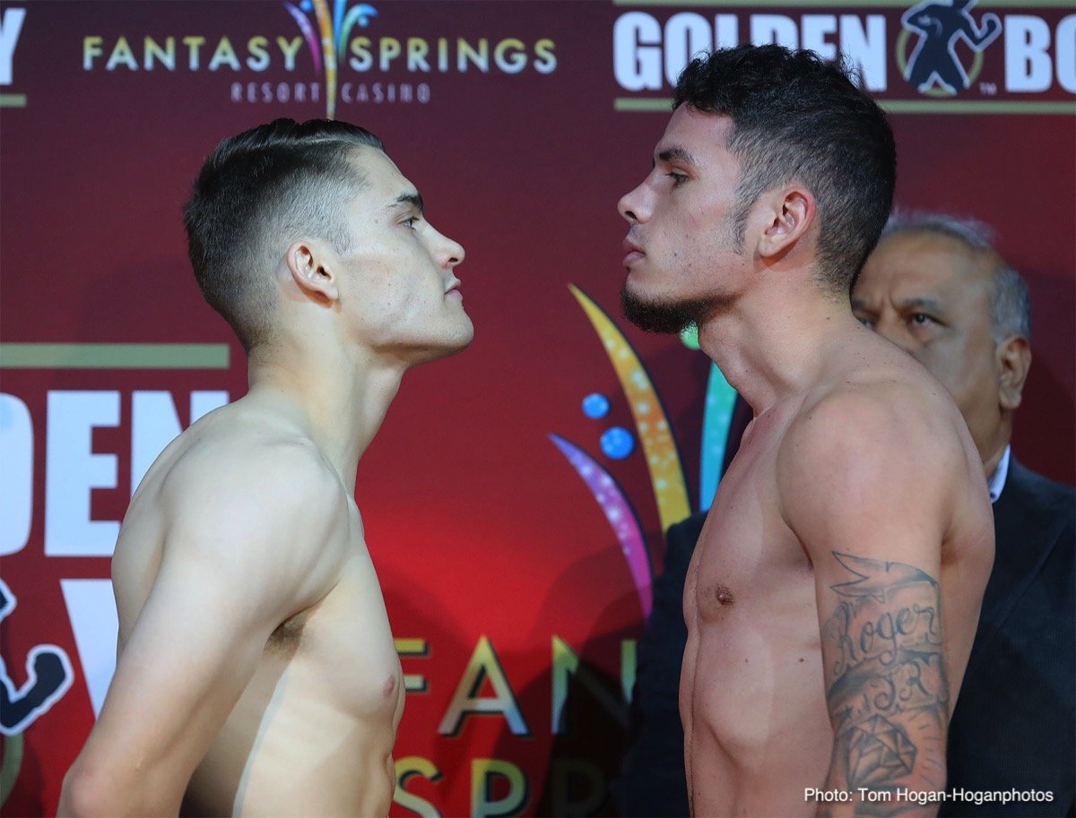 Jorge Linares - Abner Cotto Weigh-In Results & Photos