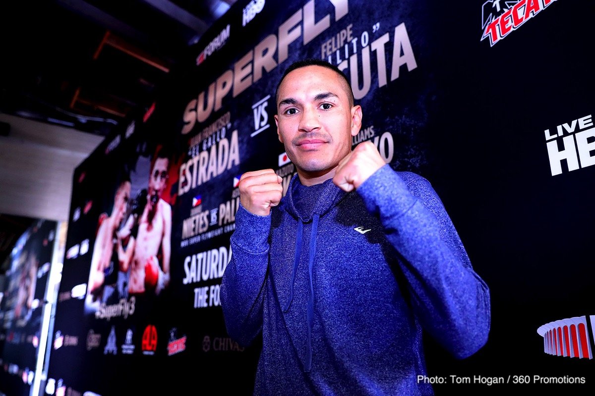 Juan Francisco Estrada vs. Victor Mendez on HBO on December 8 Juan Francisco Estrada Victor Mendez Press Room