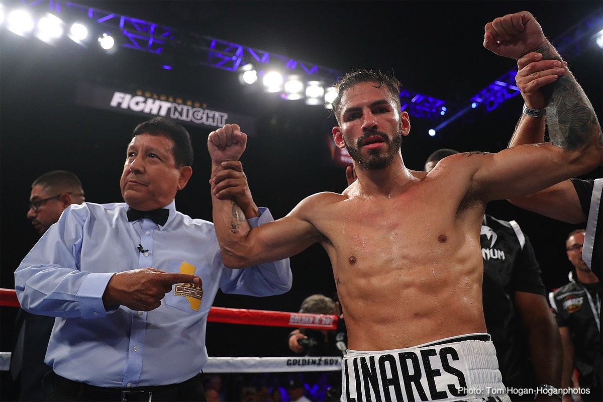 Jorge Linares Stops Abner Cotto In Main Event Of Golden Boy Fight Night