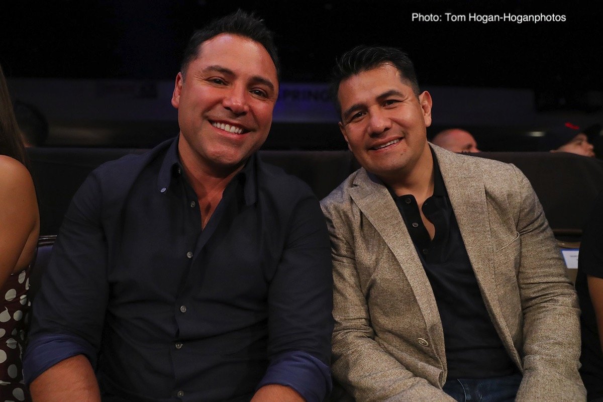 Oscar De La Hoya: “If I was 28, 29 I'd have knocked Floyd Mayweather's a** out!”