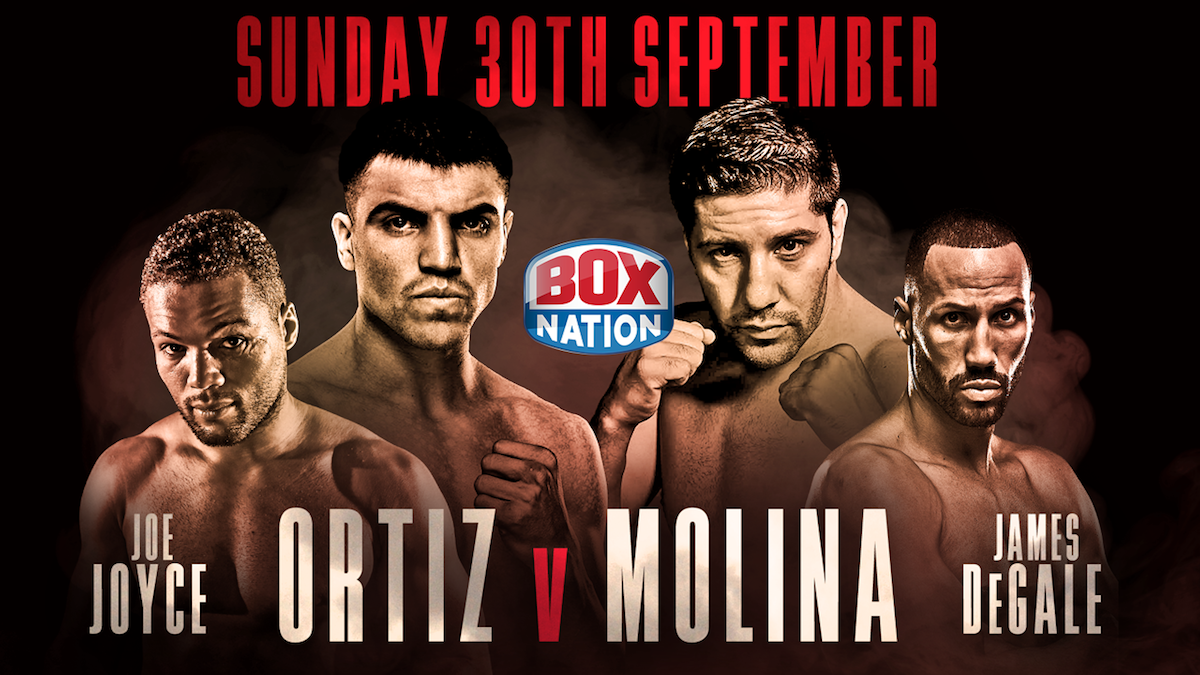 BoxNation: Five Live Shows including James DeGale and Joe Joyce next week!