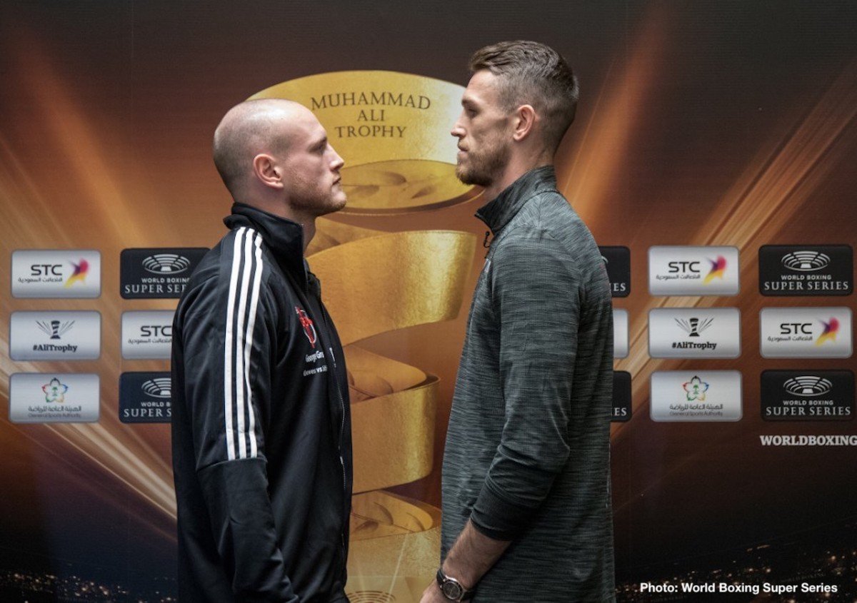 George Groves, Callum Smith make weight ahead of historic Ali Trophy Final