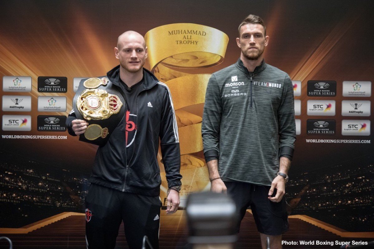 George Groves, Callum Smith make weight ahead of historic Ali Trophy Final