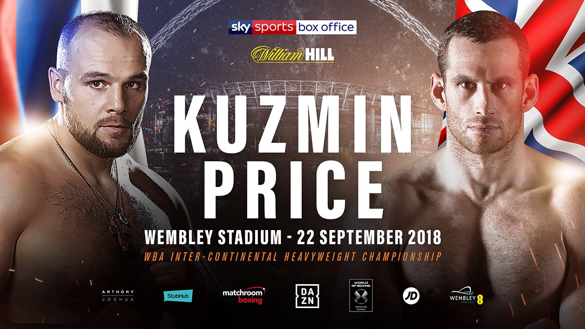 Anthony Joshua - Alexander Povetkin Undercard: Price vs Kuzmin; Campbell vs Mendy II