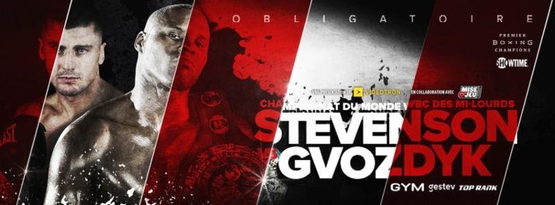 Adonis Stevenson vs Oleksandr Gvozdyk on Dec.1 at Videotron Center