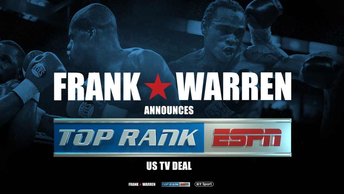 Warren inks licensing agreement with ESPN and Top Rank