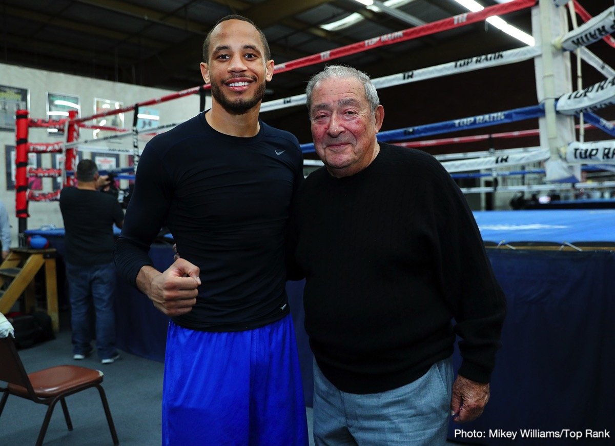 Ryota Murata defends against Rob Brant on Saturday on ESPN+