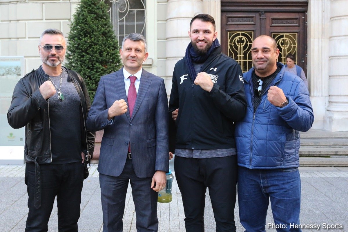 Hughie Fury vs Kubrat Pulev on Saturday in Bulgaria