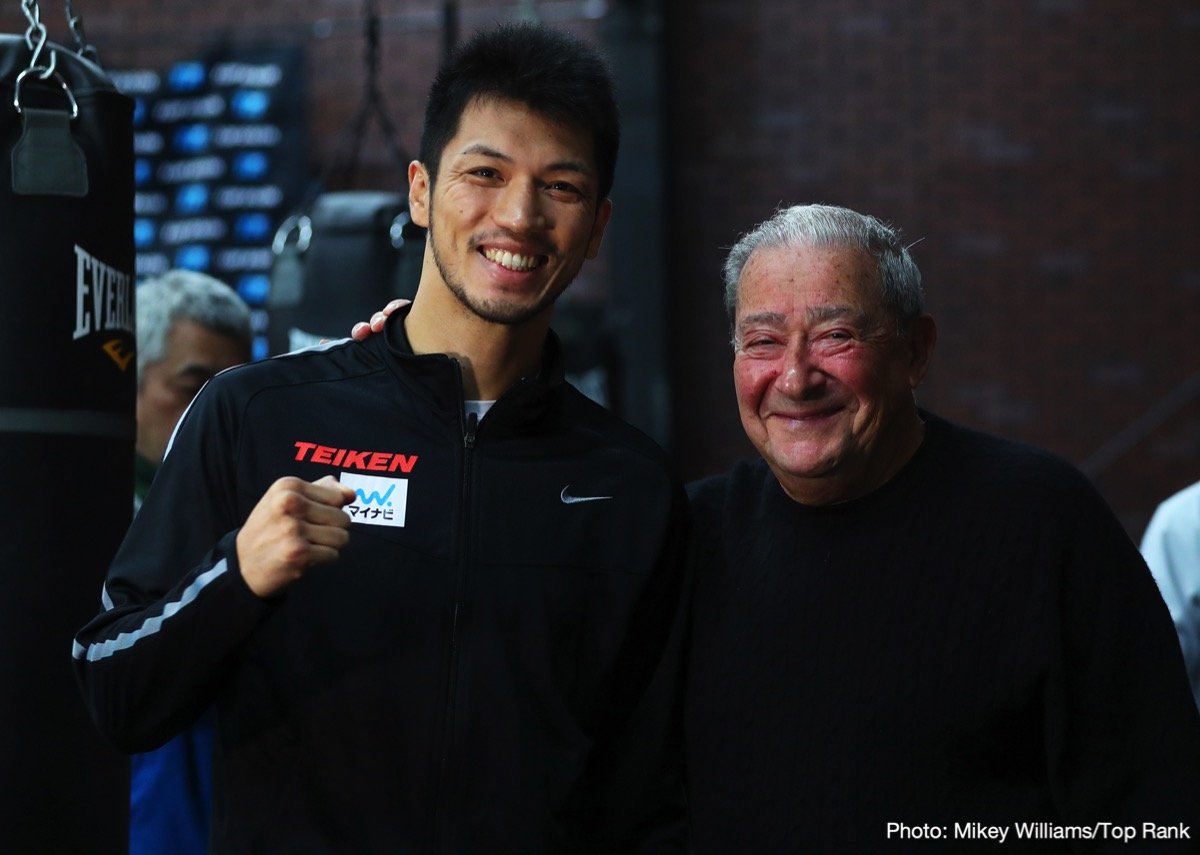 Ryota Murata defends against Rob Brant on Saturday on ESPN+