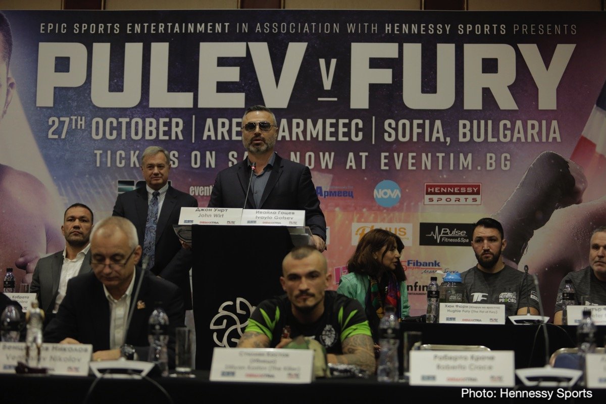 Fury Ready To Go To War With Pulev!