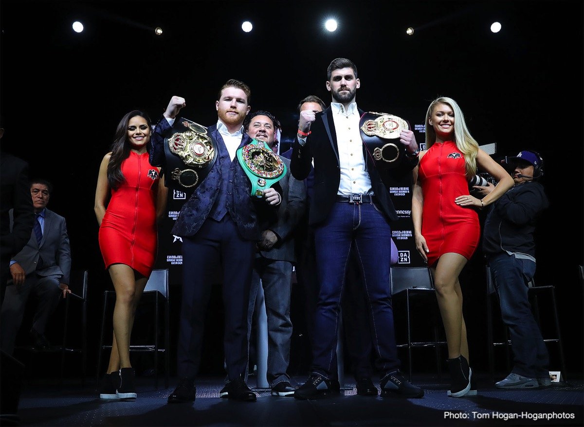 Canelo Alvarez and Rocky Fielding - New York City press quotes