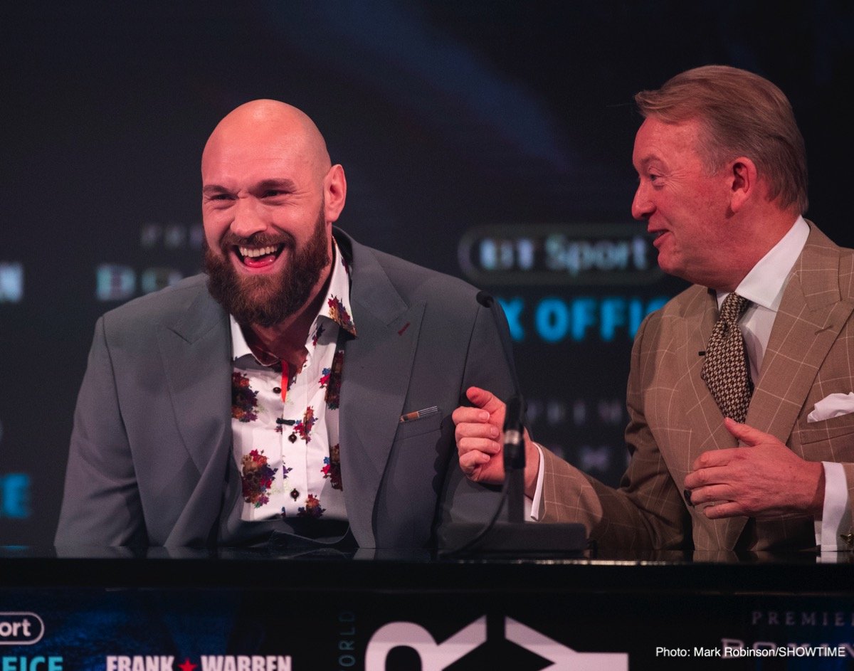 Wilder, Fury trash talk at London press conference — Boxing News