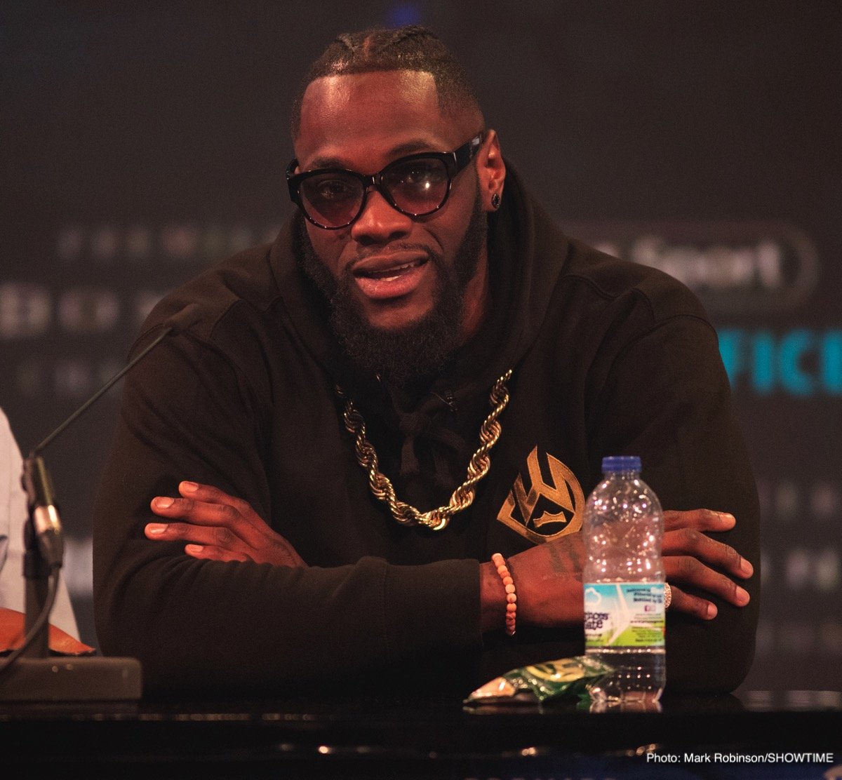 Wilder, Fury trash talk at London press conference