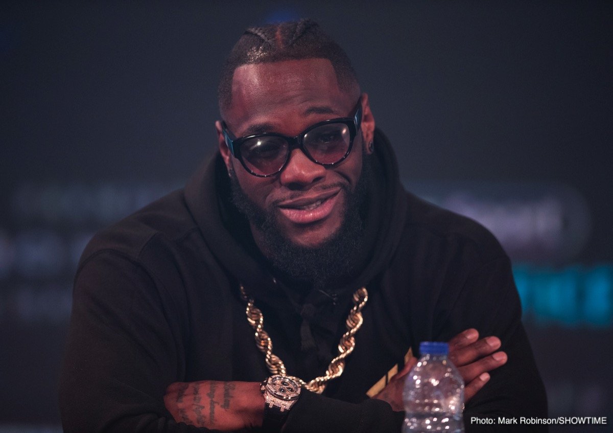 Wilder, Fury trash talk at London press conference