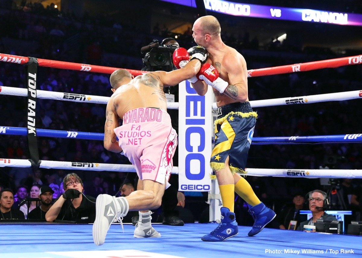 RESULTS: Mike Alvarado Scores Eye-Catching One-Punch KO Over Robbie Cannon