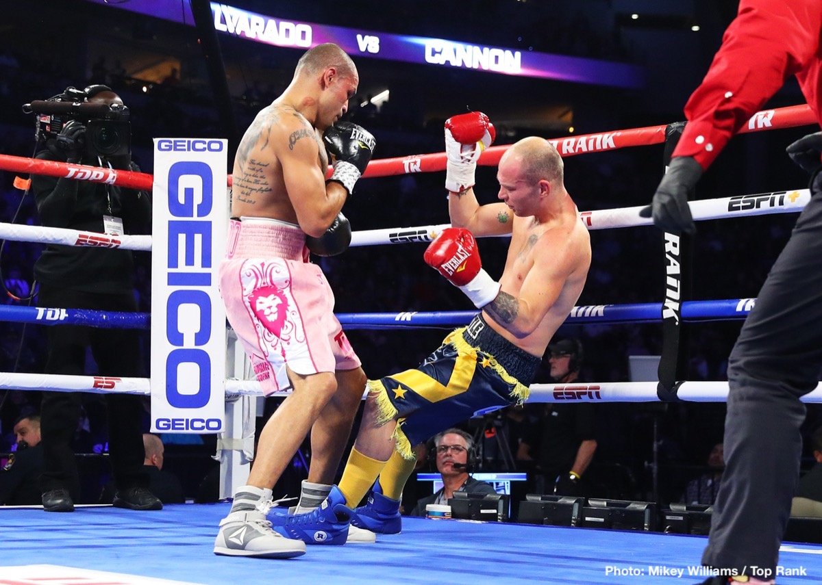 RESULTS: Mike Alvarado Scores Eye-Catching One-Punch KO Over Robbie Cannon