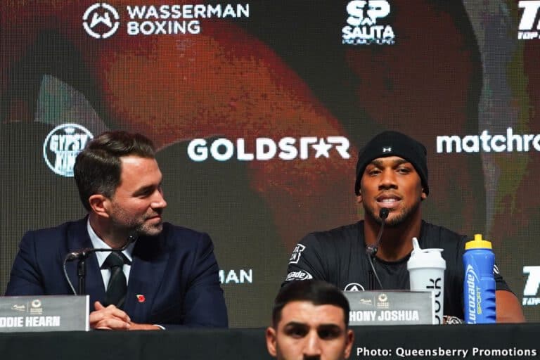 Anthony Joshua To Change Trainers Yet Again, Will Work With Ben Davison For Otto Wallin Fight