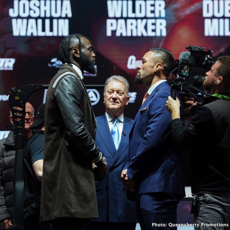 Wilder Says He Should Headline The December 23 Card, Not Joshua: “I Requested Them To Do A Coin Flip”