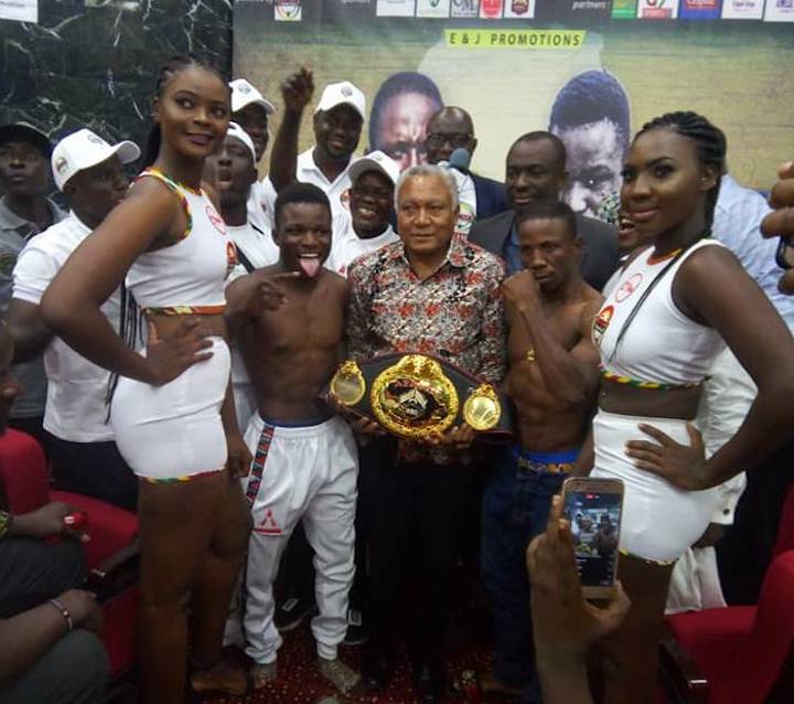 Isaac Sackey, Wasiru Mohammed on weight for WBO Africa title fight in Accra Saturday