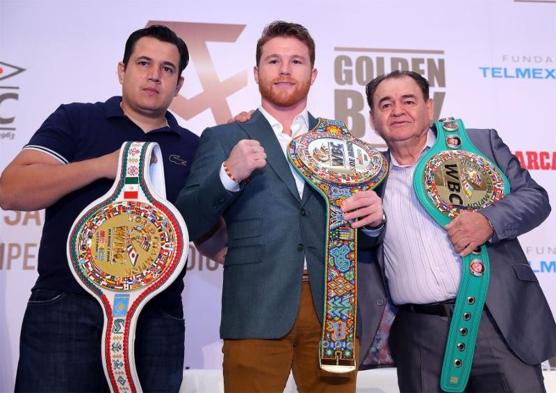 Canelo Alvarez picks up WBC 160 lb title