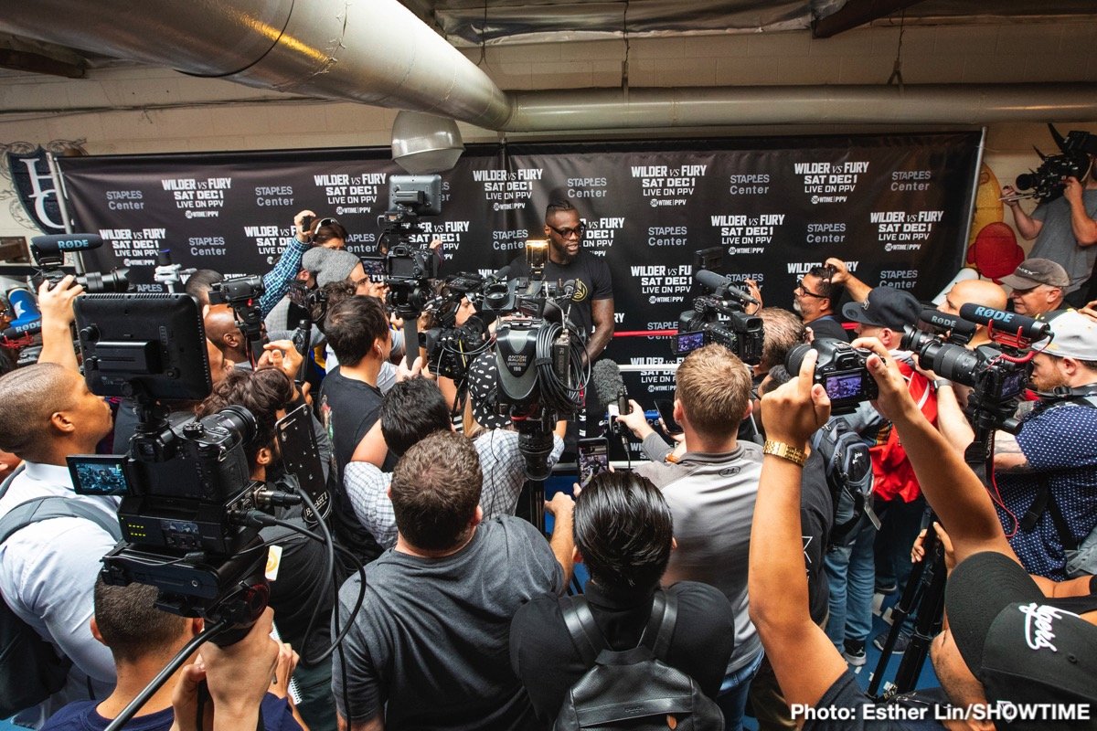 Deontay Wilder Media Conference Call Transcript - Fury vs Wilder