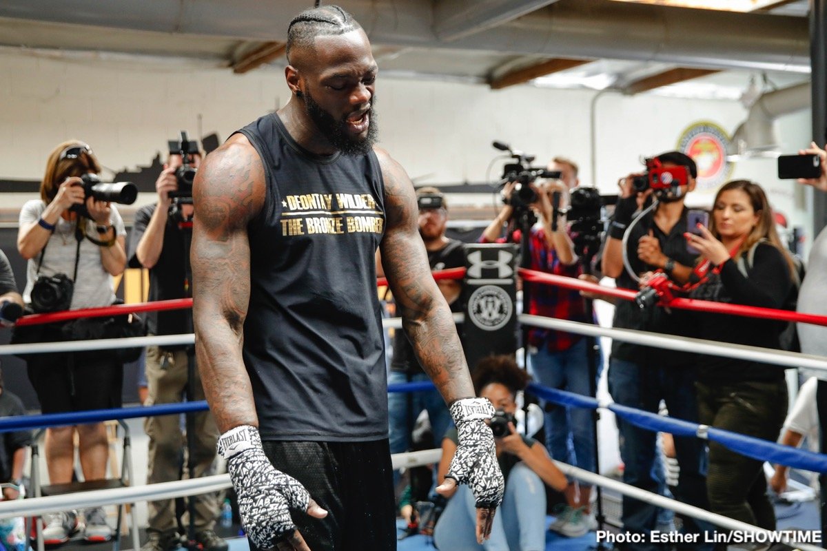 Deontay Wilder: I'm going to knock Tyson Fury's lights out