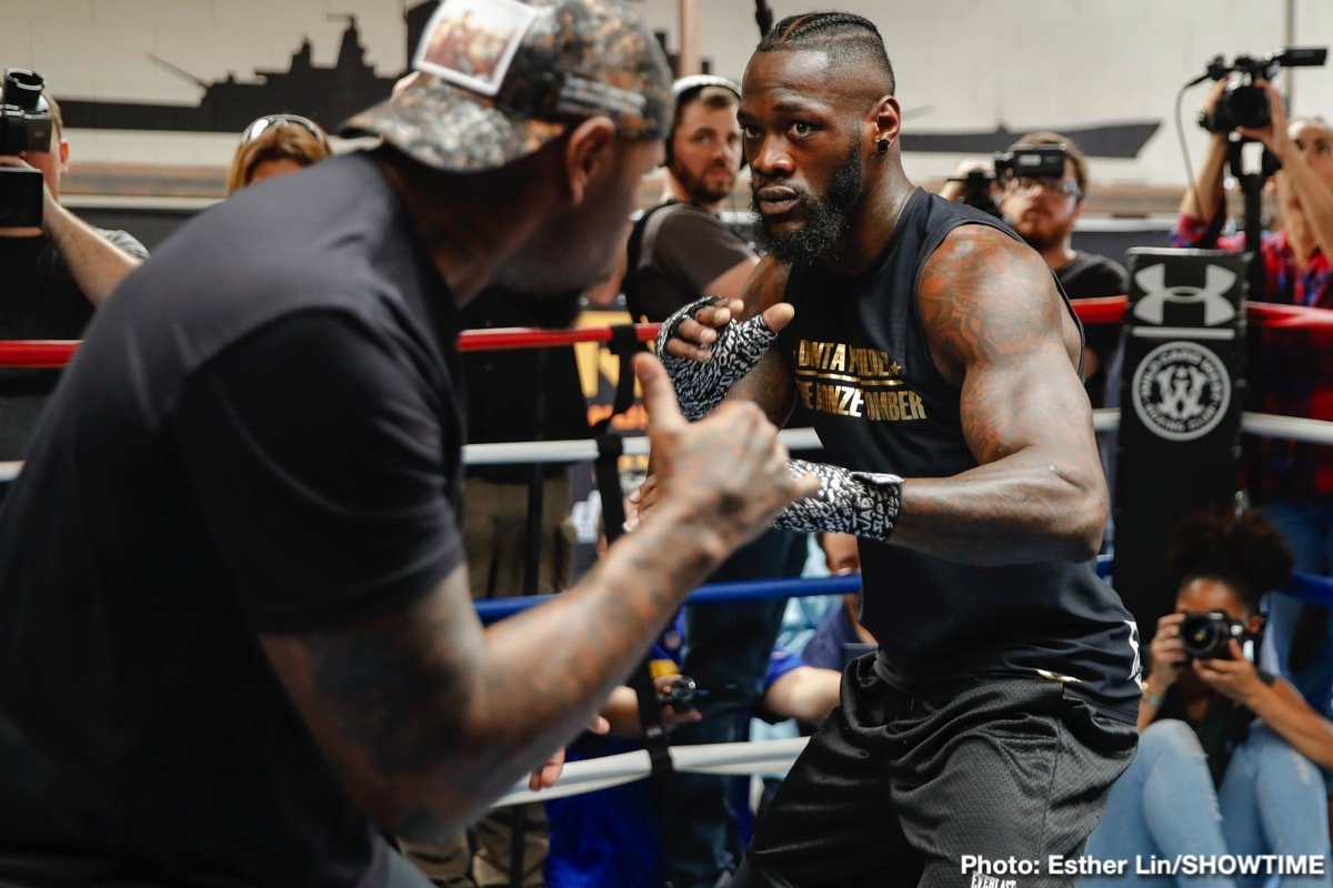 Deontay Wilder: I'm going to knock Tyson Fury's lights out