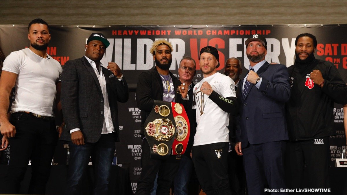 Wilder-Fury undercard quotes: Joyce, Ortiz, Hurd, More!