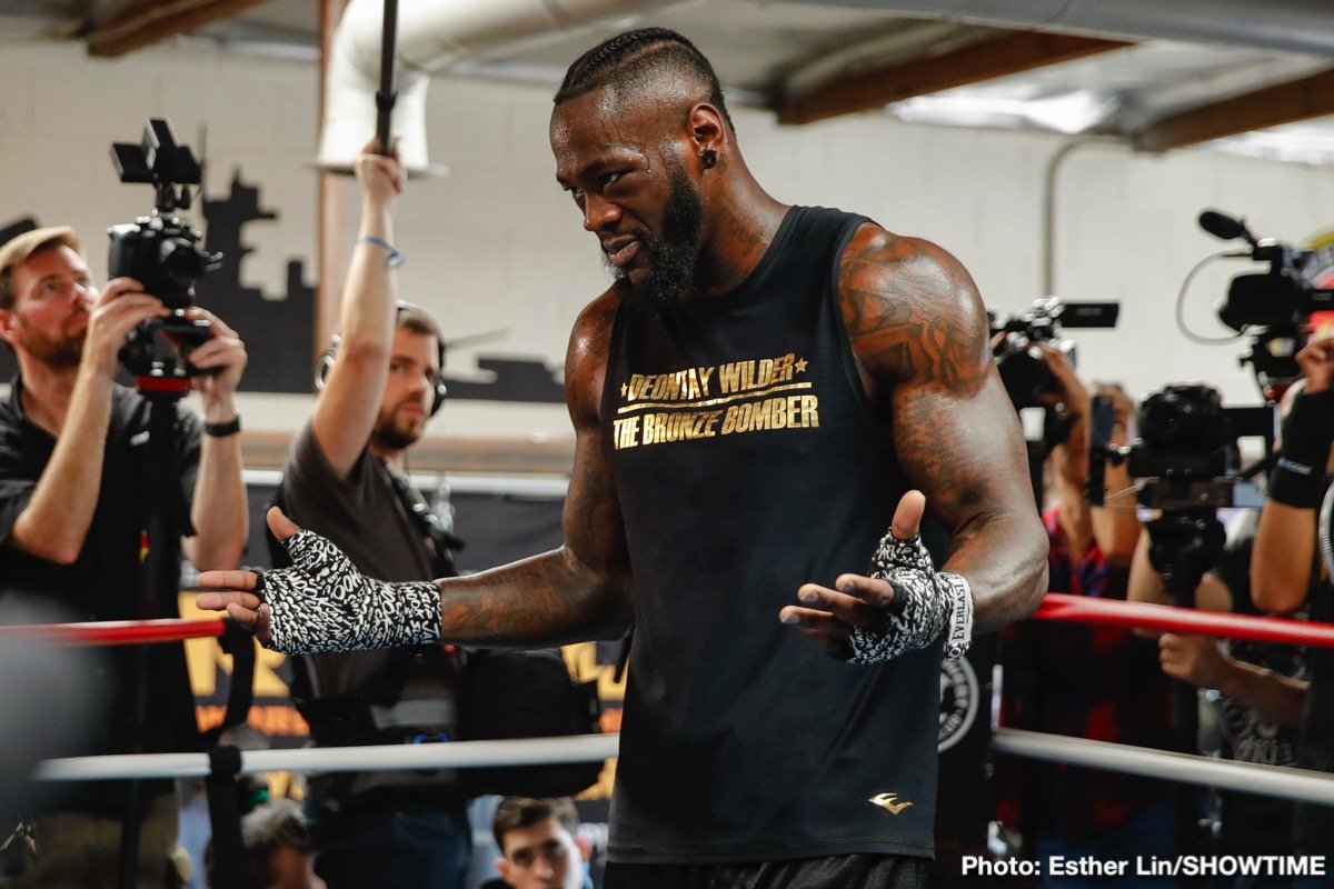 Deontay Wilder: I'm going to knock Tyson Fury's lights out