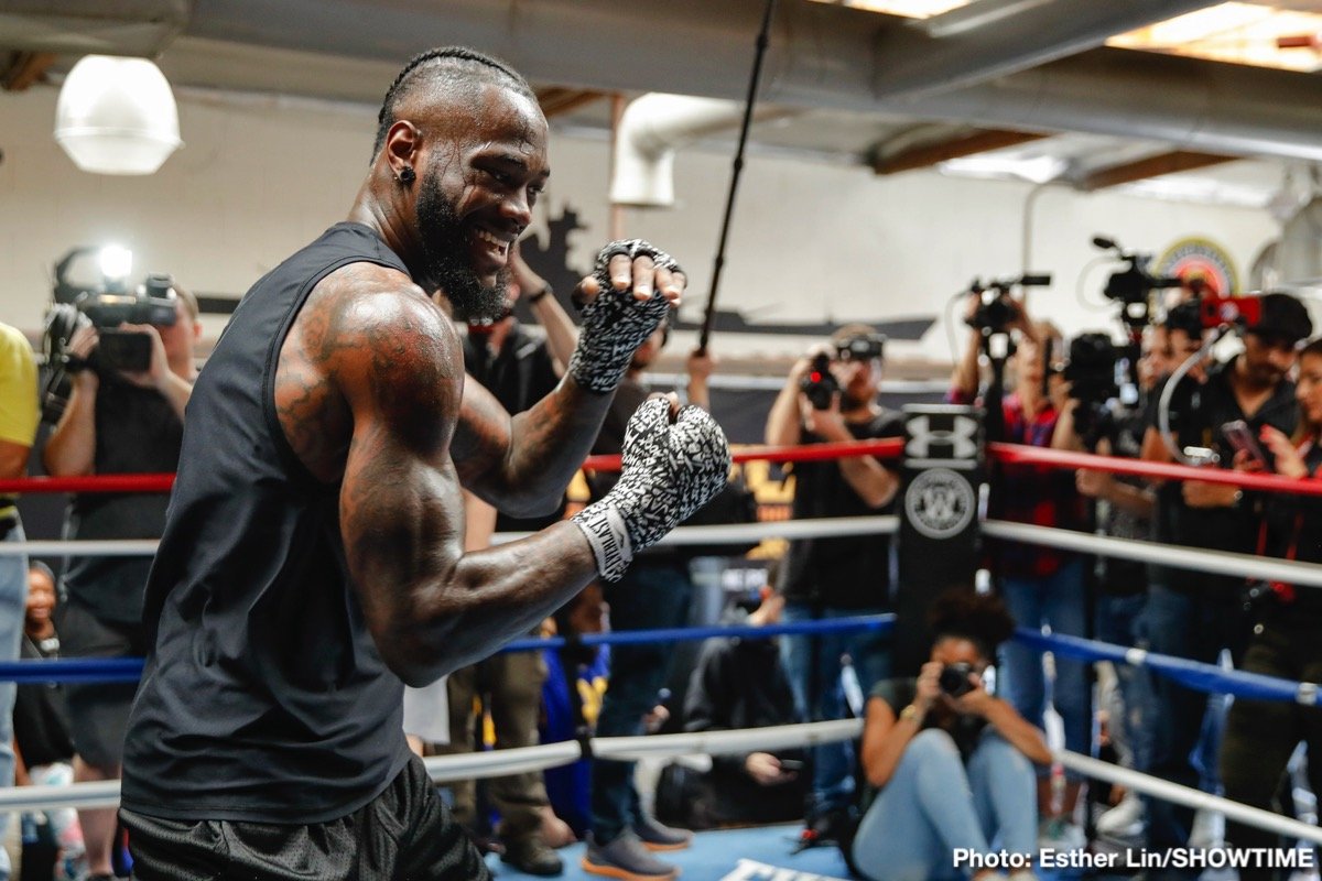 Deontay Wilder: I'm going to knock Tyson Fury's lights out