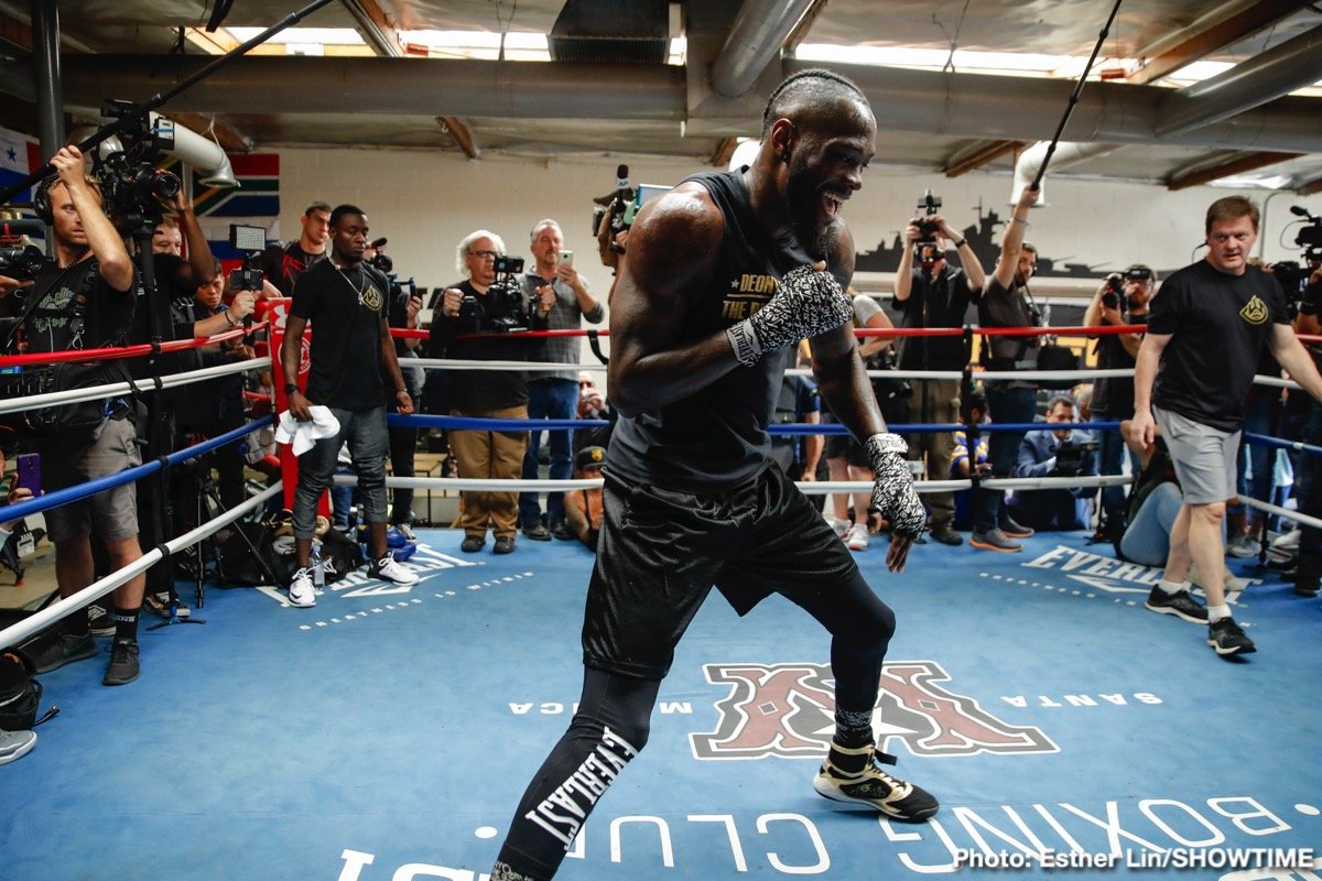 Deontay Wilder: I'm going to knock Tyson Fury's lights out