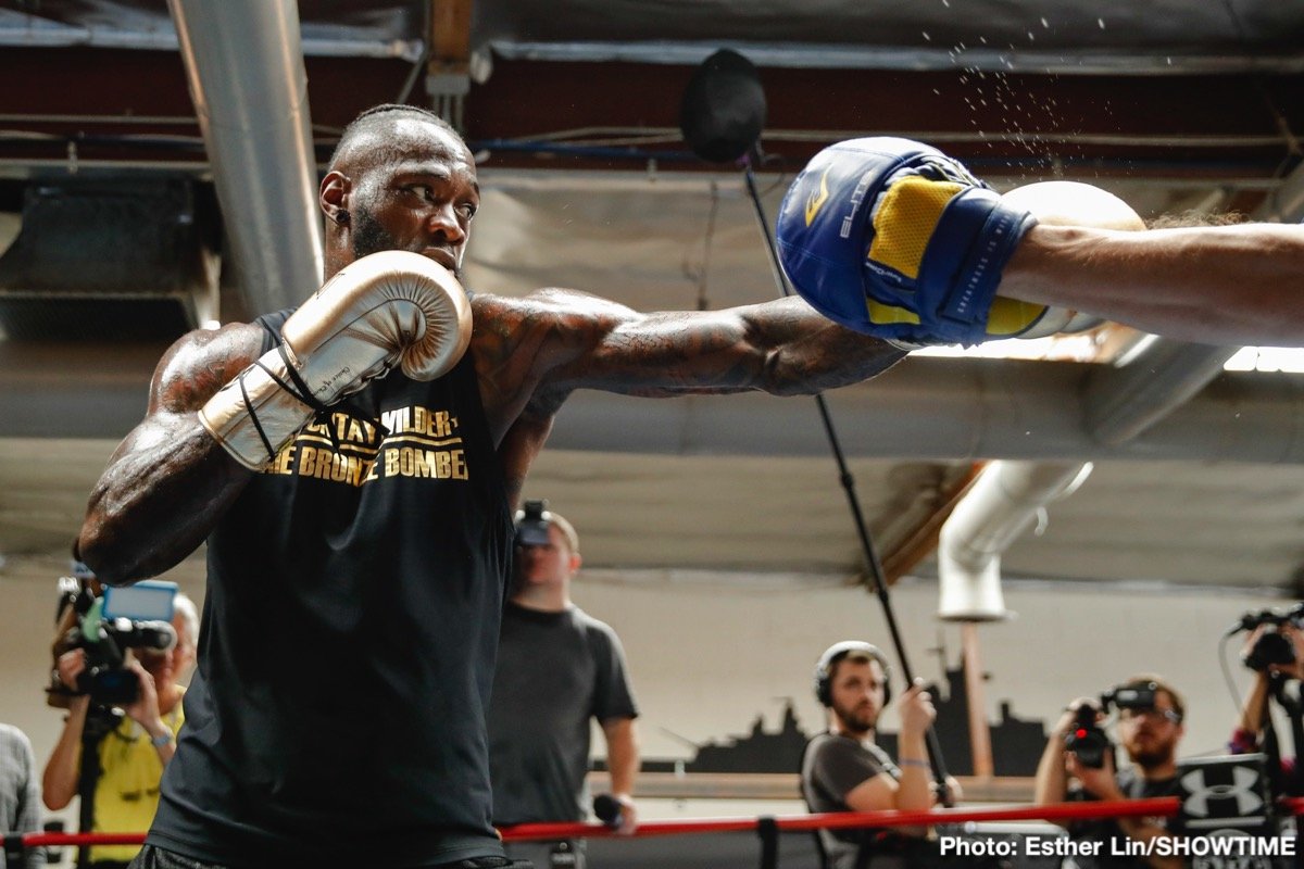 Deontay Wilder: I'm going to knock Tyson Fury's lights out