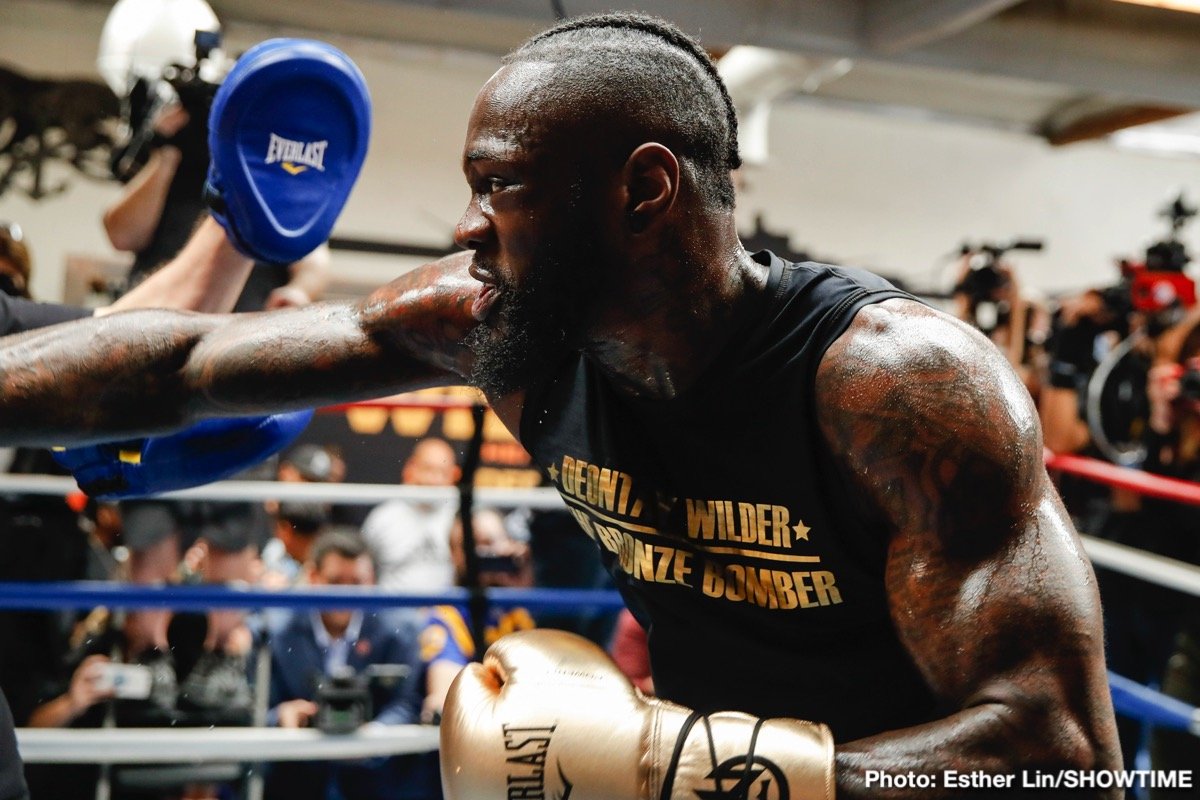 Deontay Wilder: I'm going to knock Tyson Fury's lights out