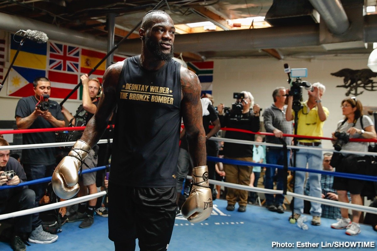 Deontay Wilder: I'm going to knock Tyson Fury's lights out