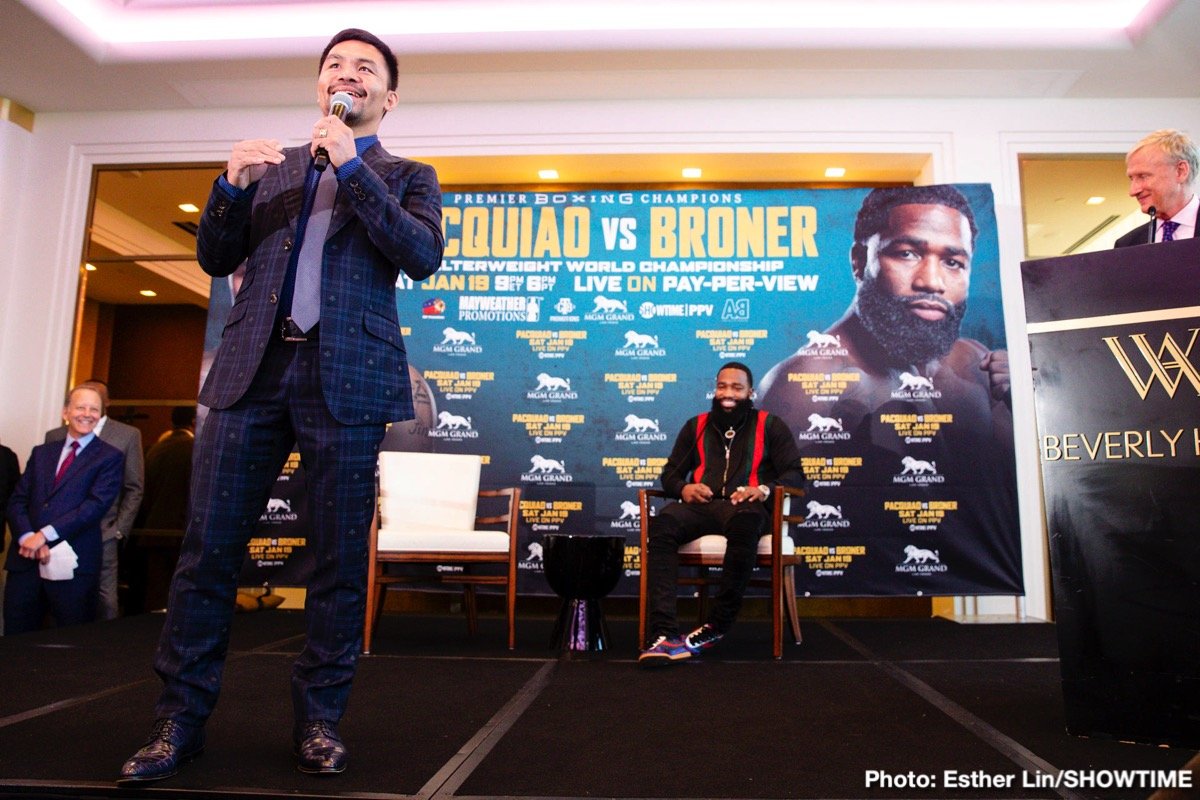 Pacquiao vs. Broner - Los Angeles press conference quotes