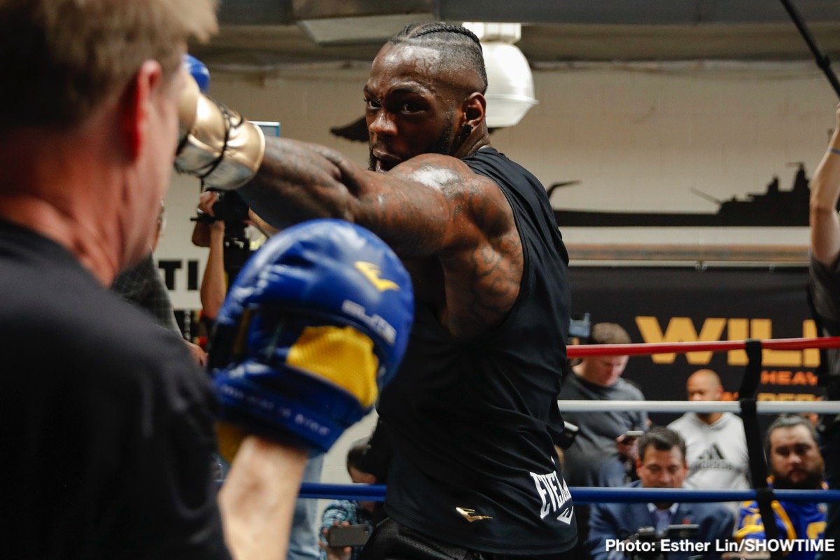 Deontay Wilder: I'm going to knock Tyson Fury's lights out