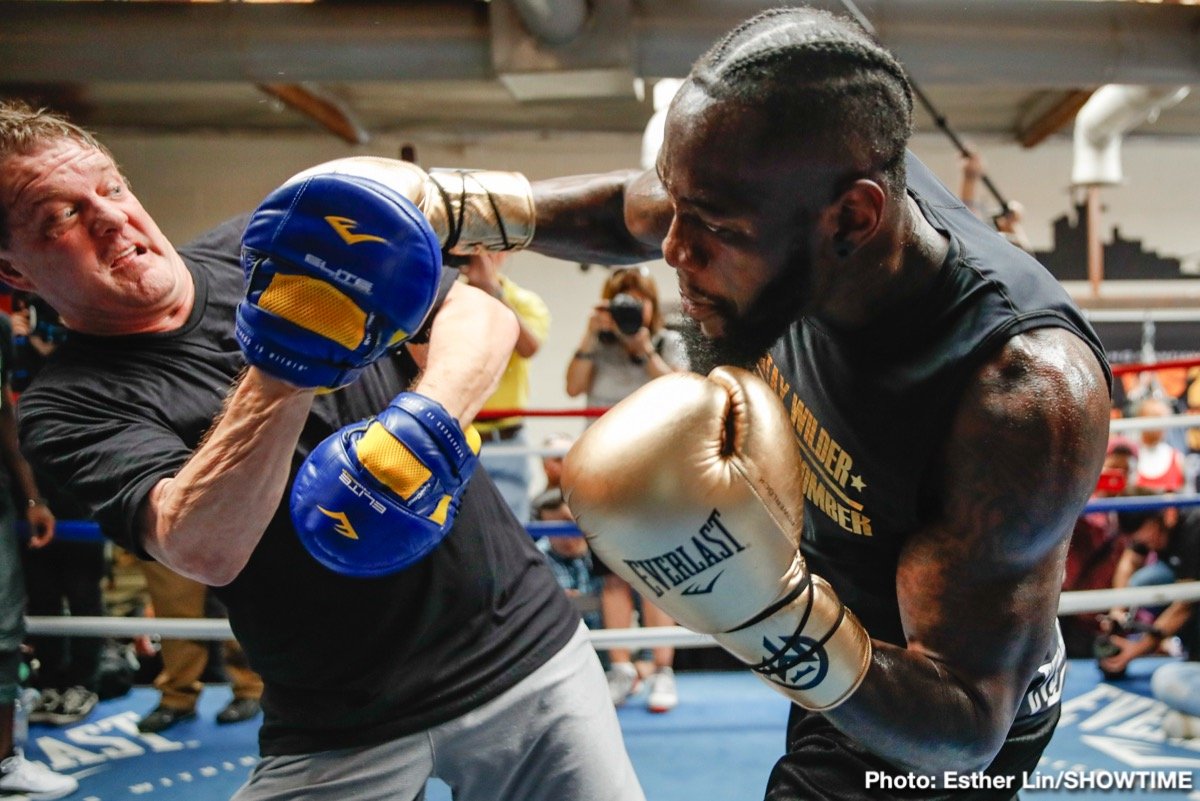 Deontay Wilder: I'm going to knock Tyson Fury's lights out