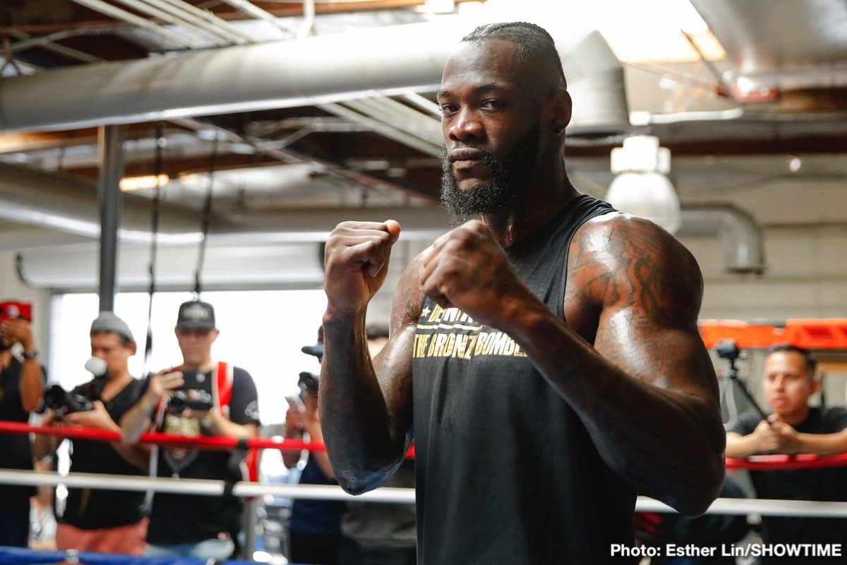 Deontay Wilder: I'm going to knock Tyson Fury's lights out