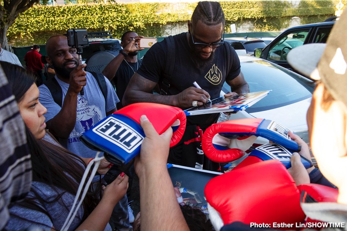 Deontay Wilder: I'm going to knock Tyson Fury's lights out