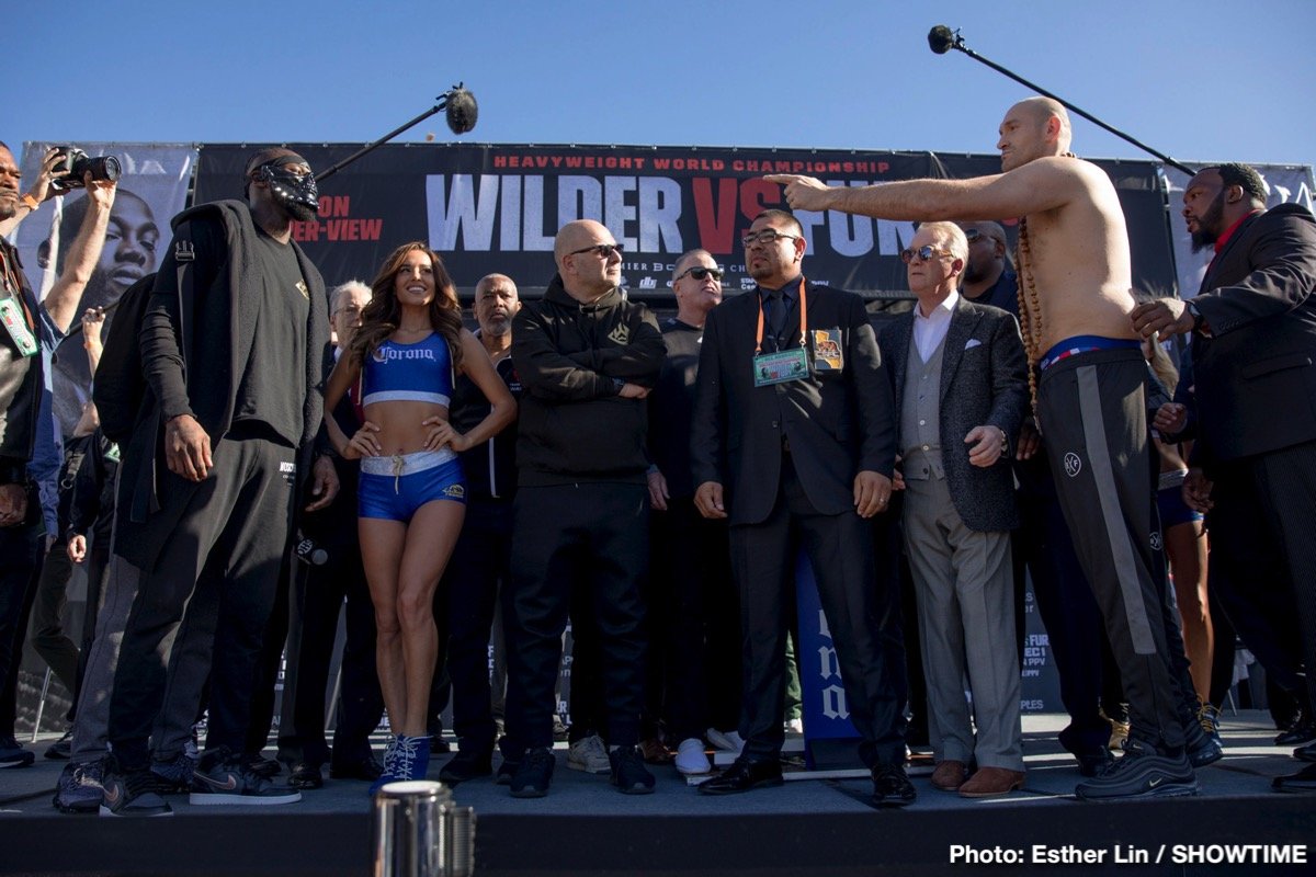 Deontay Wilder vs. Tyson Fury Weigh-In Results